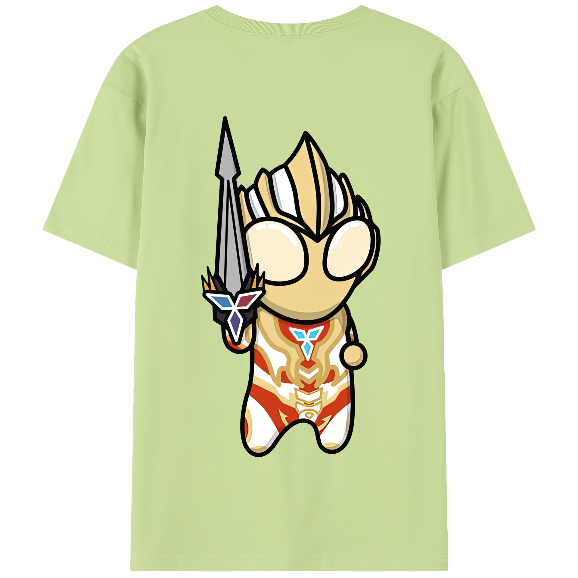 （画像用） ウルトラマン Ultraman 綿100％半袖Tシャツ（背面プリント）